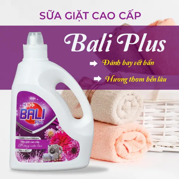 Sữa Giặt Bali Plus 3,2L