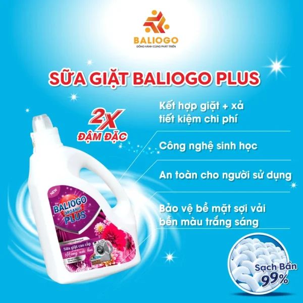 Sữa Giặt Bali Plus 3,2L