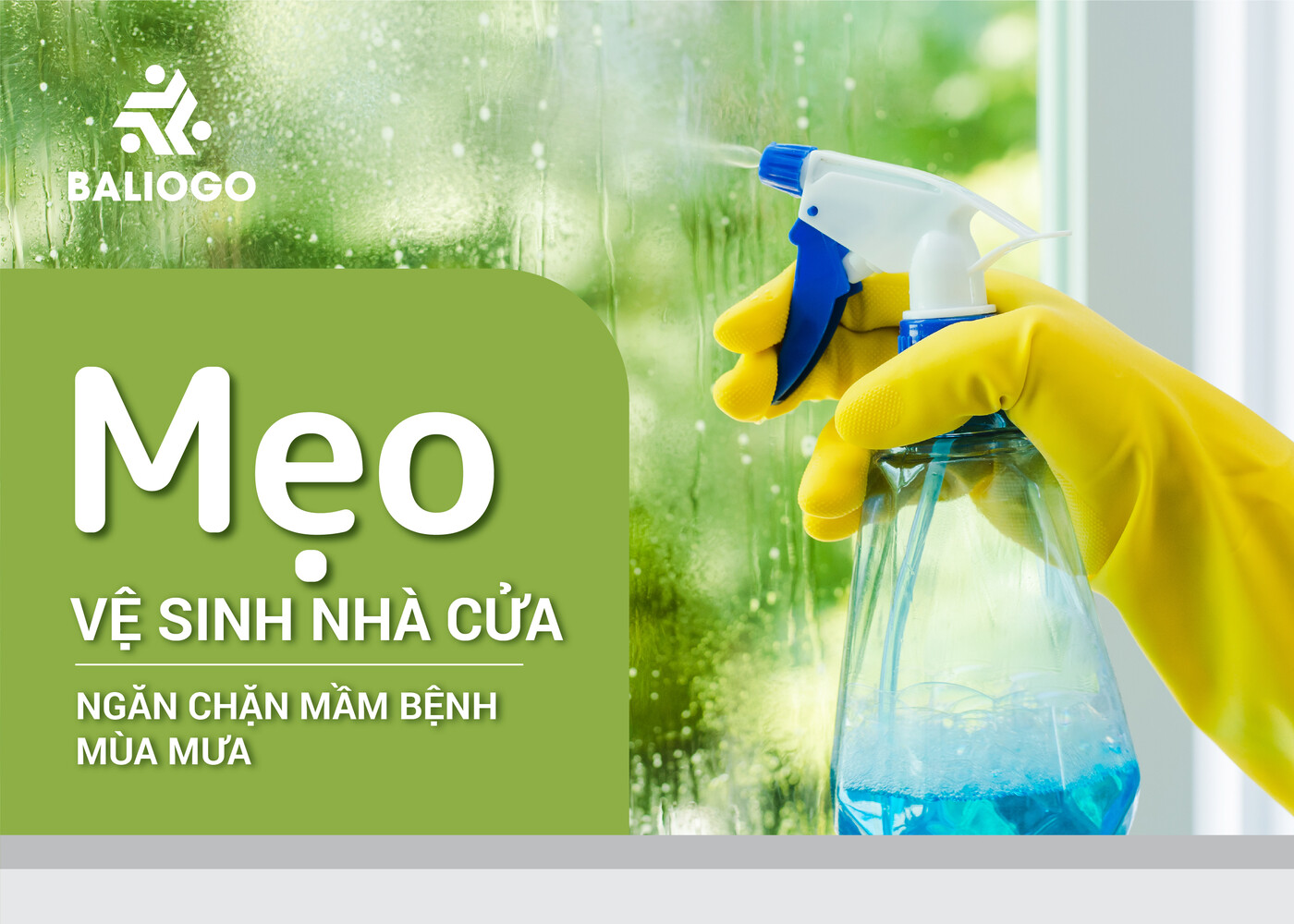 Mẹo vệ sinh nhà cửa ngăn chặn mầm bệnh mùa mưa